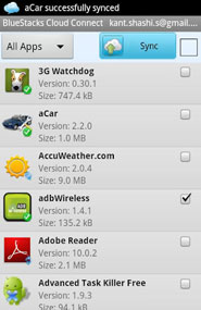 The daily app, BlueStacks Cloud Connect