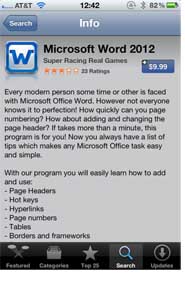 The daily app, Fake Word App