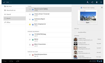The daily app, Google Drive