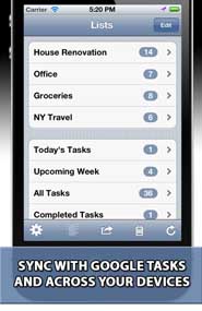 The Daily App, Gtasks