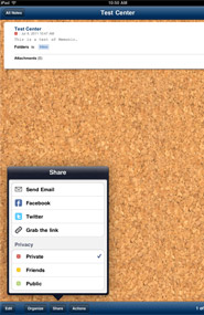 Memonic for iPad, note taking app
