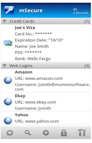 The daily app, mSecure