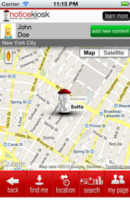 The Daily App, Notice Kiosk