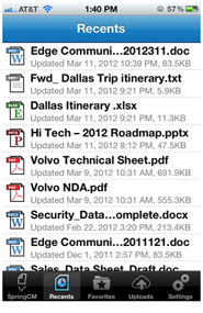 The daily app, SpringCM