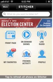 The Daily App, Stitcher