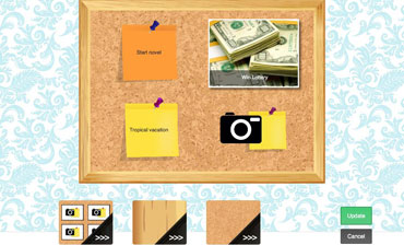Today's daily app, Visionboard for iPad
