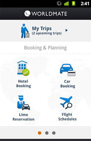 The Daily app, WorldMate for Android