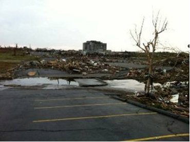 Picture of Tornado damage in Joplin, Mo.