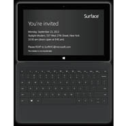 Microsoft Surface Invitation