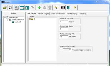IOmeter test