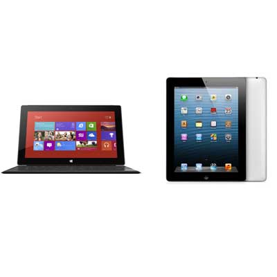 Head-to-Head: Microsoft Surface Pro vs. Apple iPad 4 - Page: 1 | CRN